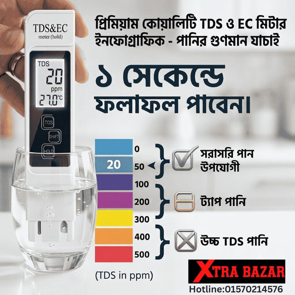 TDS & EC METER Premium QUALITY